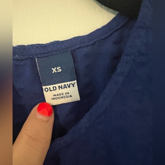 Old Navy Vibrant Blue Dress with pockets size XS (SKU D-117) - Picture 3 of 9